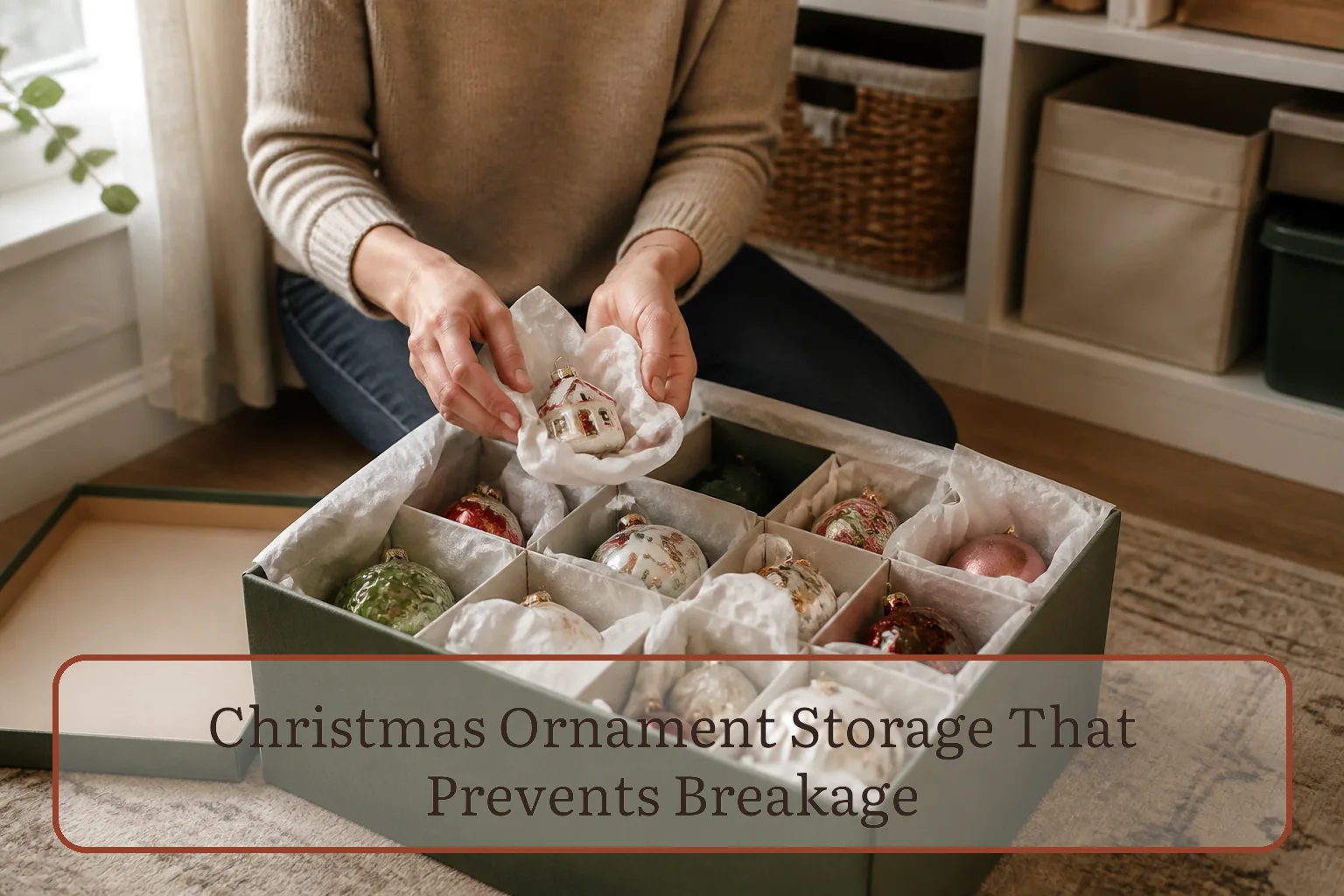 Christmas Ornament Storage That Prevents Breakage