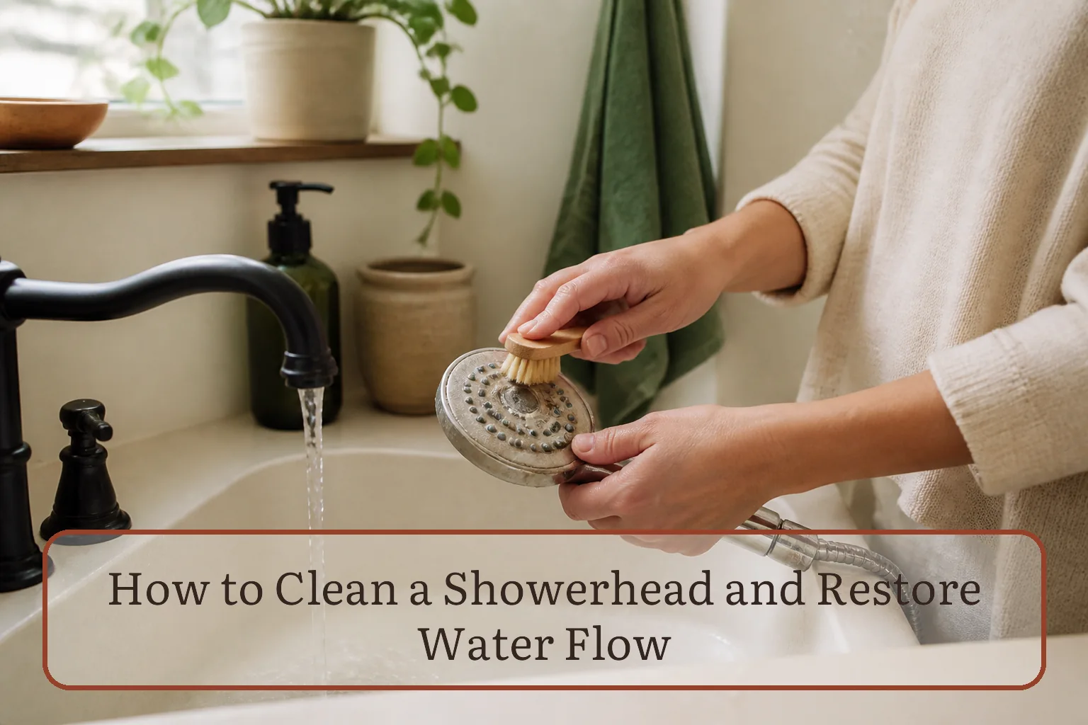 How to Clean a Showerhead and Restore Water Flow