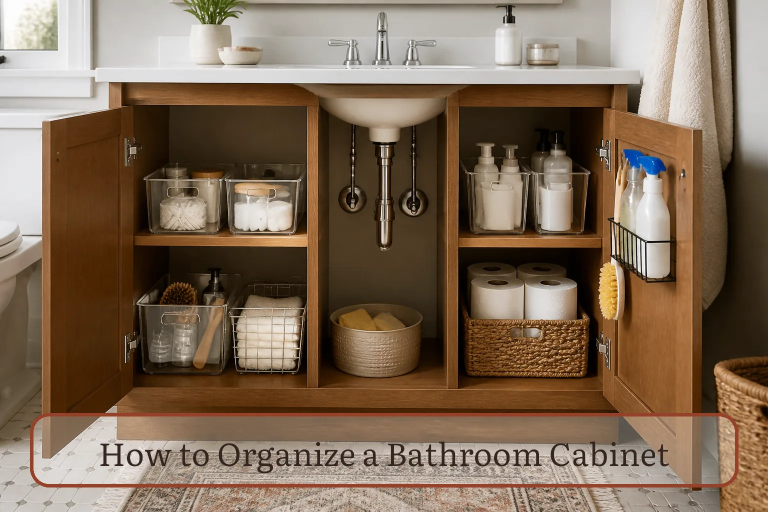 How to Organize a Bathroom Cabinet