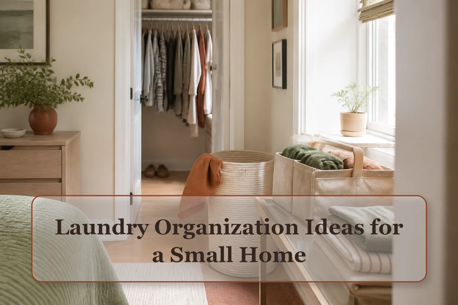 Laundry Organization Ideas for a Small Home