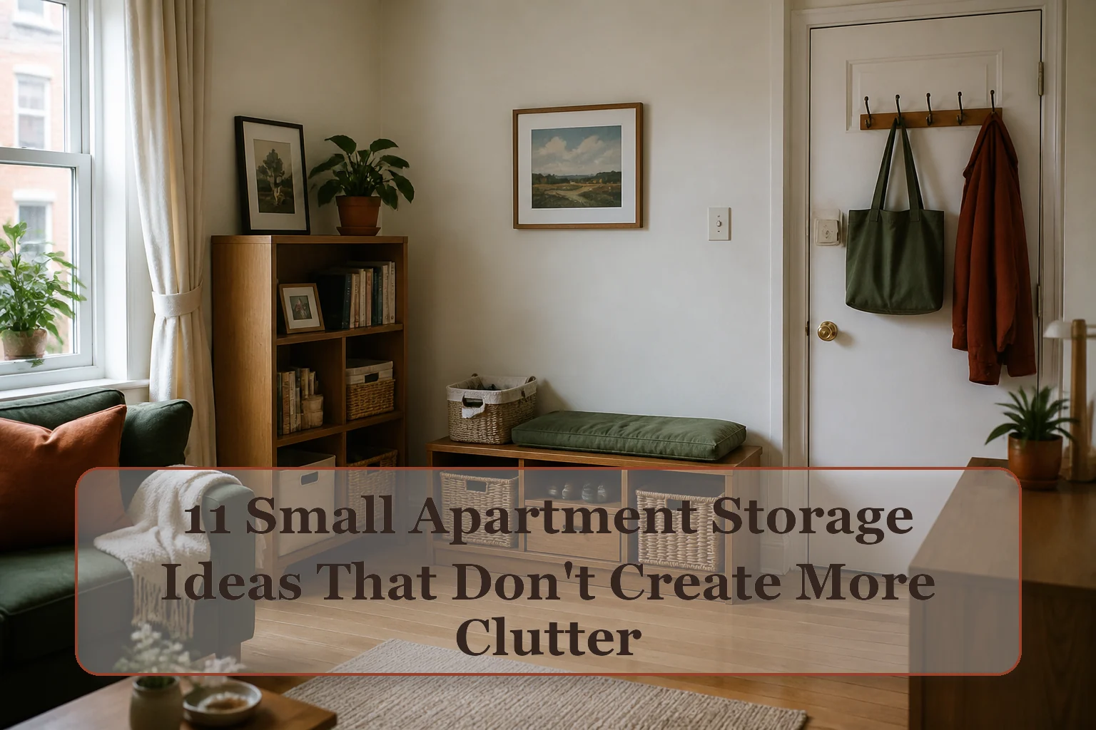 11 Small Apartment Storage Ideas That Don’t Create More Clutter